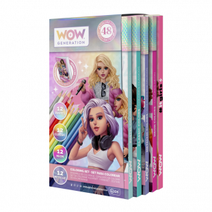 Set of 48 color pencils Wow Generation