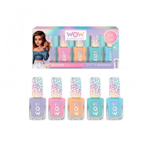 Set of 5 nail color Wow Generation