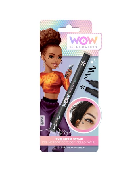 Eyeliner Wow Generation με σφραγίδα μαύρη λουλουδάκι(6+ ετών)