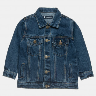 Denim jacket with pockets (12 months-5 years)