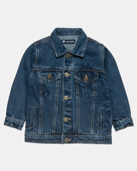 Denim jacket with pockets (12 months-5 years)