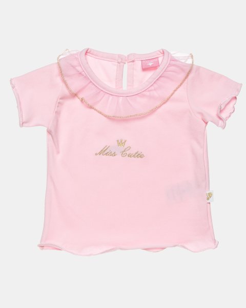 Set top and underwear/shorts with tulle details (3-18 months)