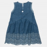 Denim dress with embroidery (6-16 years)