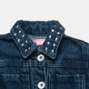 Denim jacket with metallic strass (6-16 years)