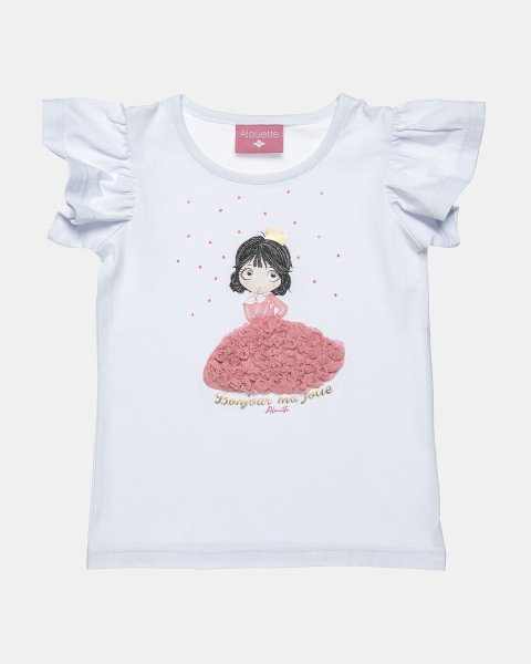 Top with   embossed detail (12 months-5 years)
