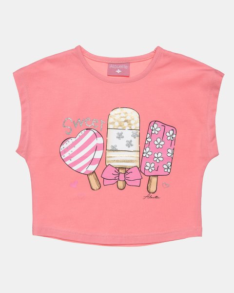 Top with glitter and shiny details (18 months-5 years)