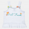 Set Paul Frank top with glitter and floral shorts (12 months-5 years)