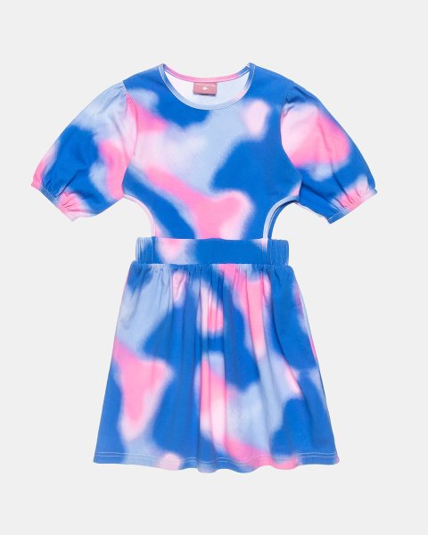 Φόρεμα tie dye με ανοίγματα στη μέση (6-16 ετών)