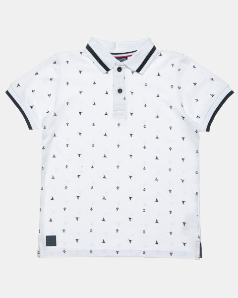 T-shirt polo with print (6-16 years)