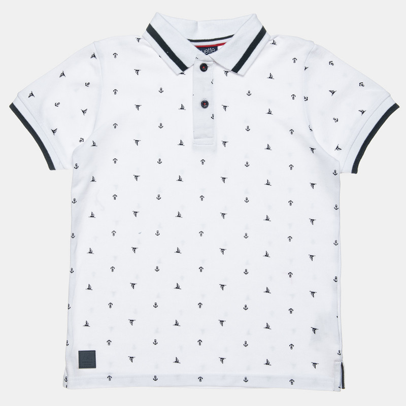 T-shirt polo with print (6-16 years)