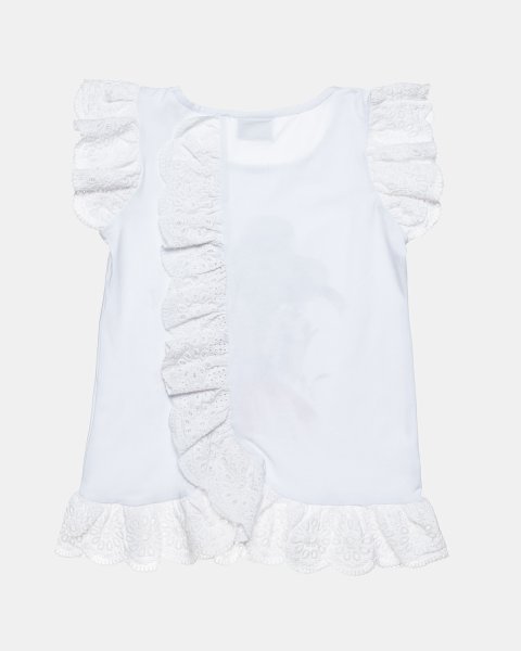Top with embroidery and glitter detail (6-16 years)