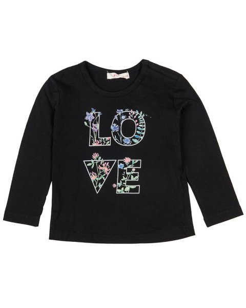 Floral long sleeve top (12 months-3 years)