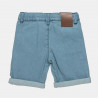 Denim shorts with a drawstring in the waistband  (12 months-5 years)