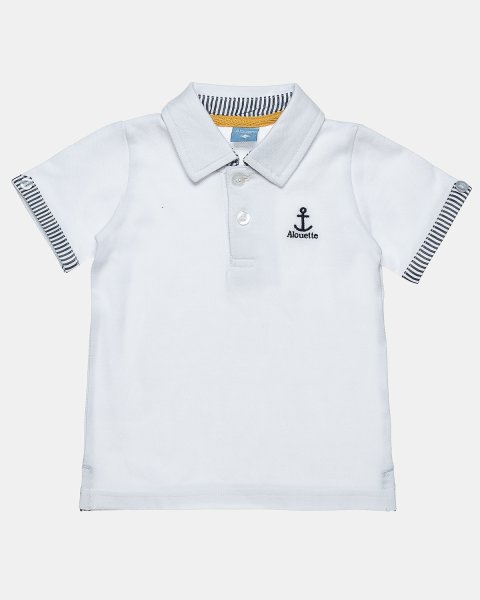 Σαλοπέτα με μπλούζα polo (3-18 μηνών)