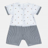 Babygrow with navy look (1-12 months)
