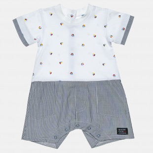 Babygrow with navy look (1-12 months)