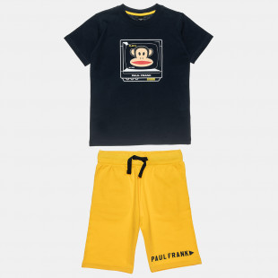 Σετ Paul Frank μπλούζα και βερμούδα με τύπωμα (12 μηνών-5 ετών)