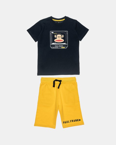 Set Paul Frank t-shirt and shorts with print (12 months-5 years)