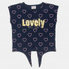 Set Five Star top with print and biker leggings (6-16 years)