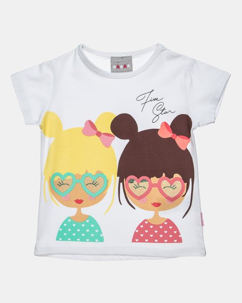 Set Five Star top with print and leggings (12 months-5 years)