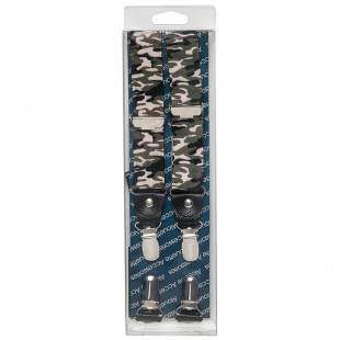 Elastic camo suspenders