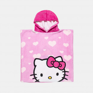 Poncho beach towel Hello Kitty 50x100cm