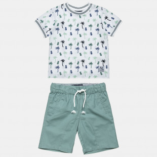 Set t-shirt with print and shorts (6 months8 years)