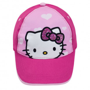 Καπέλο jockey Hello Kitty με λεπτομέρεια glitter (2-4 ετών)
