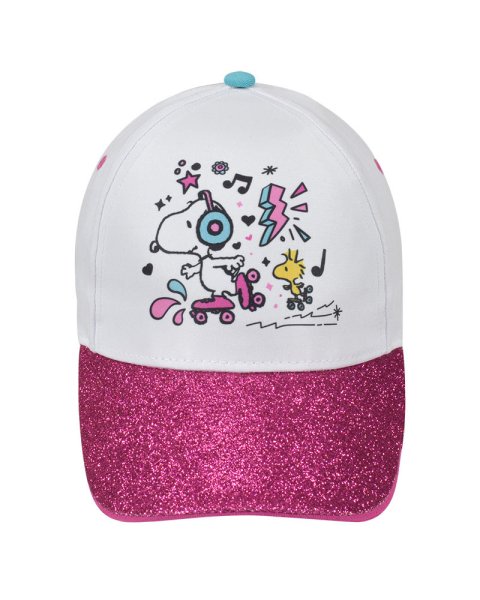 Jockey hat Snoopy with glitter brim (4-6 years)