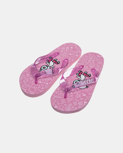 Flip Flops Snoopy with glitter (Size 27-33)