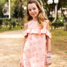 Dress with embroidery, tulle and ruffles  (6-16 years)