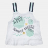 Set Moovers top with print and shorts (6-14 years)