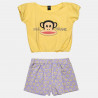 Set Paul Frank top with print and shorts (6-14 years)