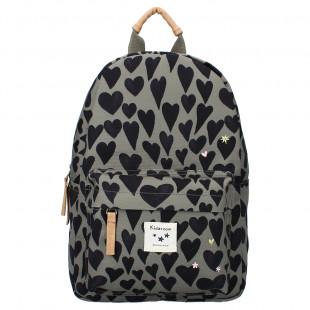 Backpack Kidzroom with black hearts
