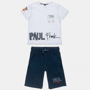 Set Paul Frank t-shirt and shorts with embroidery (6-16 years)