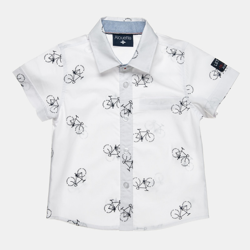 Shirt with bicycle pattern (12 months-5 years)
