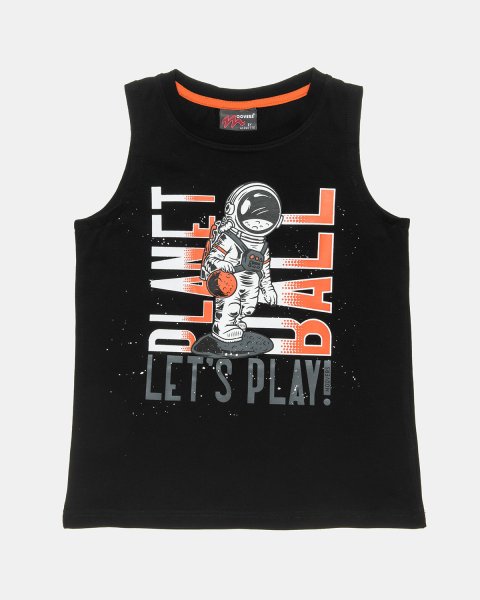Sleeveless T-shirt Moovers with print astronaut (6-16 years)