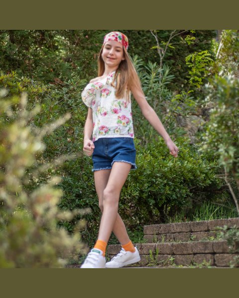 Denim shorts (6-16 years)