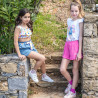 Set crop top with denim shorts (6-16 years)