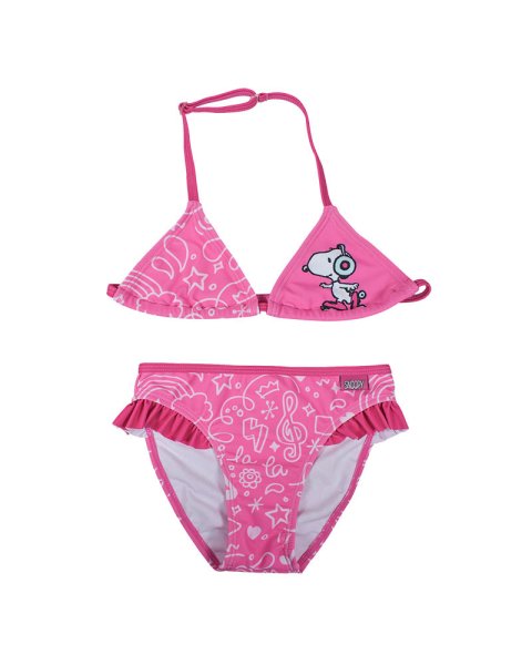 Bikini set Snoopy with ruffles (4-8 years)