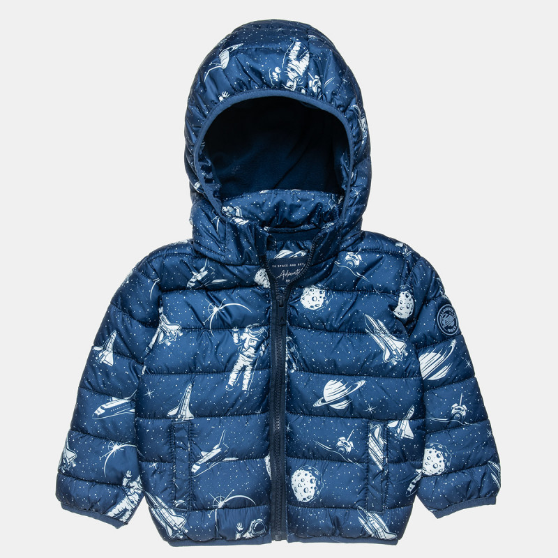 Jacket with hood and fleece lining (12 months-5 years)