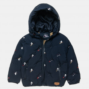 Jacket waterproof with faux fur lining (12 months-5 years)