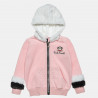Zip hoodie Paul Frank with cotton fleece blend and faux fur hood (12 months-5 years)
