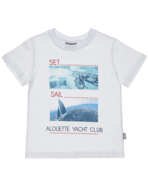 Mπλούζα με τύπωμα Set Sail (9 μηνών-5 ετών)