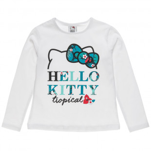 Μπλούζα Hello Kitty με μακρύ μανίκι (6-12 ετών)