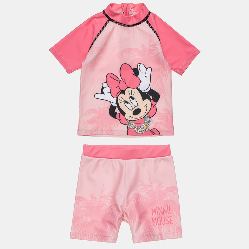 Μαγιό σετ Disney Minnie Mouse αντιηλιακό UPF50+ (3-18 μηνών)