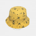 Bucket hat with aeroplanes in 4 colors (9-12 months)