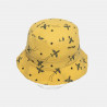 Bucket hat with aeroplanes in 4 colors (9-12 months)