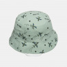 Bucket hat with aeroplanes in 4 colors (9-12 months)