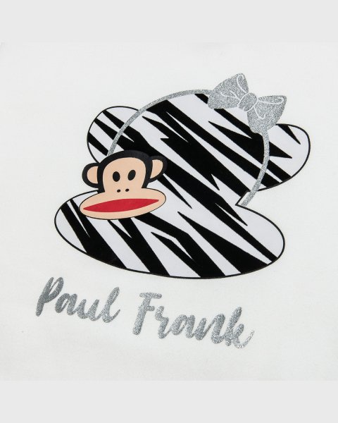 Μπλούζα φούτερ Paul Frank με λεπτομέρειες απο οικολογική γούνα (6-14 ετών)